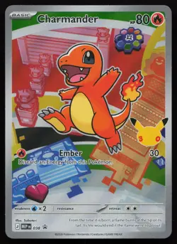 Charmander 038 Holo Promo ME: Mega Evolution Promo Pokemon English NM - Image 1