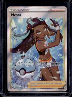 2022 Pokemon SWSH Lost Origin Nessa Trainer Gallery #TG27/TG30 - Image 1