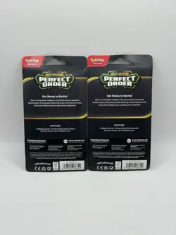 Lot Of 2 Pokemon Perfect Order Checklane Blister Promo Pack Cinderace Snorlax - Image 2