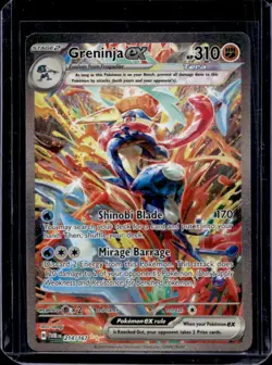 2024 Pokemon Twilight Masquerade Greninja ex Special Illustration Rare #214/167 - Image 1