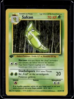 1999 Pokemon German 1st Edition Metapod #54/102 - Image 1