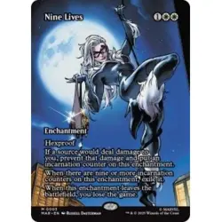 PRESALE NINE LIVES (BORDERLESS) X4 Marvel's Spider-man: Marvel Universe MTG - Image 1