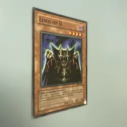 Vintage Yu-Gi-Oh! Lord of D. (SDK-041, Super Rare, Unlimited) 2002 - Image 3