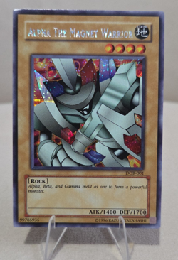 Alpha the Magnet Warrior DOR-001 Duelist of the Roses Unlimited Secret Rare - Image 1