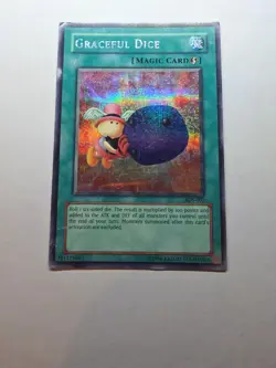 Graceful Dice EDS-002 Yugioh TCG Ultimate Rare HP - Image 1