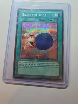 Graceful Dice EDS-002 Yugioh TCG Ultimate Rare HP - Image 3