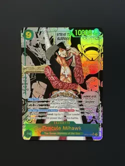 2026 ONE PIECE MANGA ALTERNATE ART OP14-EB04-119 DRACULE MIHAWK NM! - Image 1