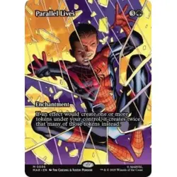 PRESALE PARALLEL LIVES (BORDERLESS) Marvel's Spider-man: Marvel Universe MTG - Image 1