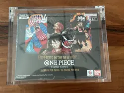 ONE PIECE EMPERORS IN THE NEW WORLD ENGLISH BOOSTER BOX OP-09 Sealed with Case - Image 1