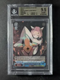2025 Weiss Schwarz U MAD BROU NOAH S117-E097S Goddess of Victory SR ENG BGS 9.5 - Image 1