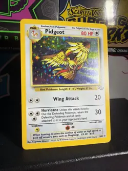 Pokemon Pidgeot TCG Holo Rare Card 8/64 Jungle Unlimited WOTC - Image 3