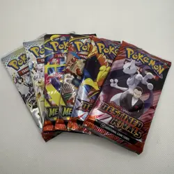 6x Pokemon Booster Pack Lot SEALED Cards! (English) - Image 1