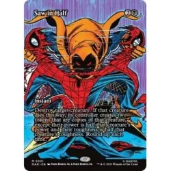 PRESALE SAW IN HALF (BORDERLESS) Marvel's Spider-man: Marvel Universe Magic MTG - Image 1