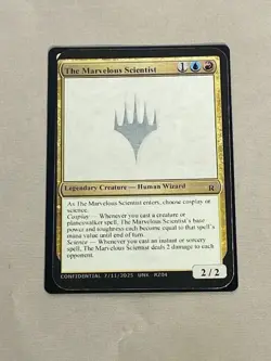 MTG The Marvelous Scientist Un-Known Event Playtest Cards Magic the Gathering - Image 1