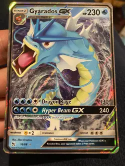 Gyarados GX - 16/68 - Ultra Rare Pokemon Hidden Fates - Pokemon Card - NM - Image 1