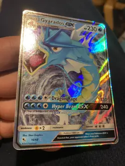 Gyarados GX - 16/68 - Ultra Rare Pokemon Hidden Fates - Pokemon Card - NM - Image 4