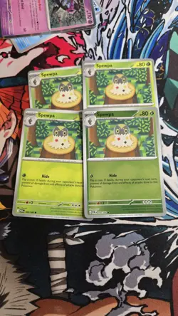 Spewpa 008/088 x4 Playset 4x Pokemon TCG ME03 Perfect Order POR - 4 Card Set - Image 1
