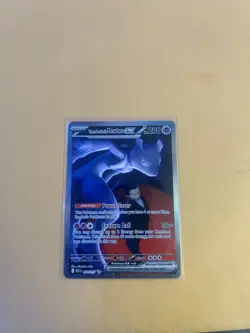 Pokemon TCG Team Rockets Mewtwo EX Full Art English Edition Card 281/217 - Image 4