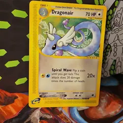 Pokemon Dragonair 075/165 Expedition Base Set Uncommon Regular Card - Image 2