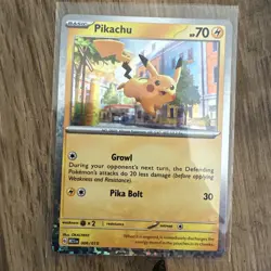 Pokemon TCG Pikachu 006/015 McDonald’s 2023 Confetti Holo Rare Card - Image 1