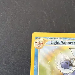 Pokemon TCG Light Vaporeon Neo Destiny Card 52/105 Unlimited Uncommon - Image 2