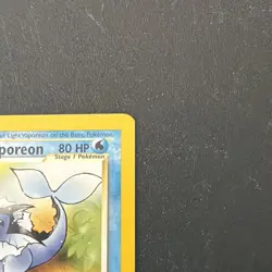 Pokemon TCG Light Vaporeon Neo Destiny Card 52/105 Unlimited Uncommon - Image 3