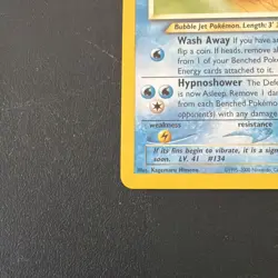 Pokemon TCG Light Vaporeon Neo Destiny Card 52/105 Unlimited Uncommon - Image 4