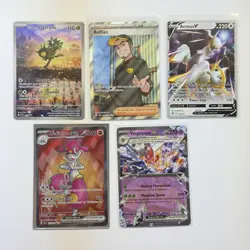 Pokemon Card Lot (5 Cards) - Vintage Full Hyper Ultra Rare IR SIR AR Holo SAR - Image 1