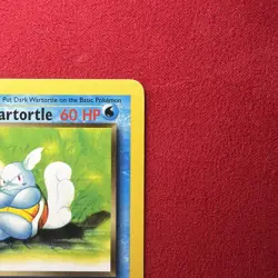 Pokemon Dark Wartortle TCG Card 46/82 1st Edition - Image 3