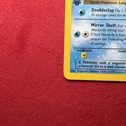 Pokemon Dark Wartortle TCG Card 46/82 1st Edition - Image 5