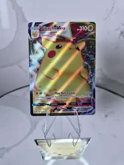 Pikachu VMAX - 044/185 - Full Art - Vivid Voltage Pokemon Card 🍬 - Image 1