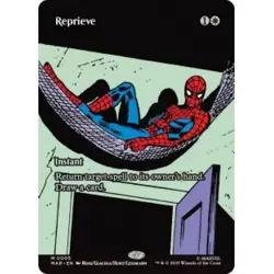 PRESALE REPRIEVE (BORDERLESS) Marvel's Spider-man: Marvel Universe Magic MTG - Image 1