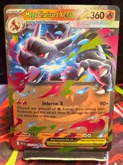 Pokemon Mega Charizard X EX Holo Lot 2 Cards PFLN MEP 013/094 029 NM or Better - Image 5