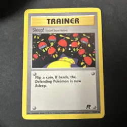 SLEEP! - 79/82 - Team Rocket Set - Trainer Card - Pokemon 2000 D15 - Image 1