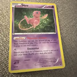 Pokemon Card Fates Collide Mew 29/124 Rare Reverse Holo - Image 1