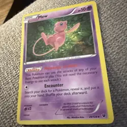 Pokemon Card Fates Collide Mew 29/124 Rare Reverse Holo - Image 4