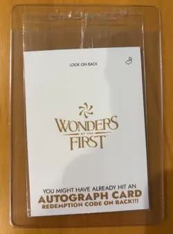Wonders Of The First Sealed Card April 2026 from PSA Magazine FAST SHIP - Image 2
