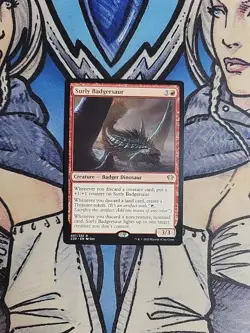 1x Surly Badgersaur - NM/M C20 MTG Magic - Image 1