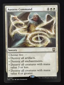 1x MTG Austere Command - Commander: Modern Horizons 3 (M3C) #167 - Magic - Image 1