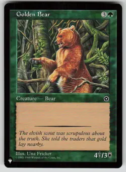 Golden Bear Common The List Reprints MTG Near Mint 2020 - Image 1