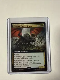 MTG Colossal Grave-Reaver (Extended Art) Commander: Tarkir: Dragonstorm Regular - Image 1