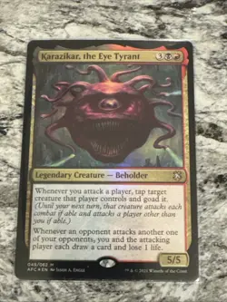 Magic: The Gathering - Foil - Karazikar, The Eye Tyrant - Image 1
