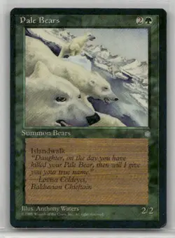 Pale Bears # Ice Age Moderately played W/Tracking - Image 1