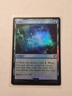 Ether (Foil) - Final Fantasy - LP - Uncommon - Artifact - Image 1