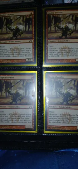 Mtg X4 Lp Pl Legion Loyalist Playset Rare All Shown Included Magic The Gathering - Image 1