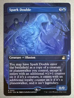 MTG / Spark Double / RVR / #421 / Regular (Anime Borderless) / Rare / NM - Image 1