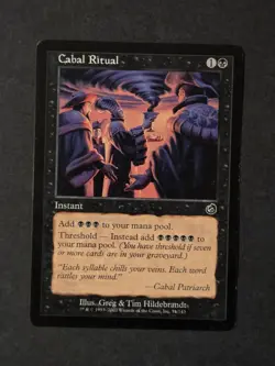 Cabal Ritual Torment MTG MP FREE SHIPPING - Image 1