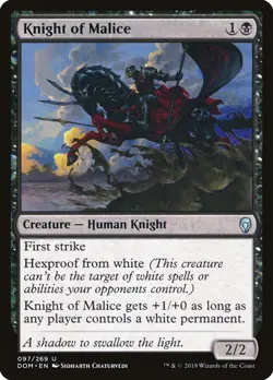 Knight of Malice [Dominaria] Magic MTG - Image 1