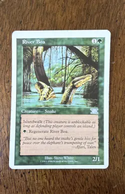 River Boa Classic MTG Core Set 6th Edition Regular Magic, The Gathering M/HP - Image 1