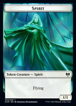 Spirit Token x4 - Kaldheim - NM-Mint, English - Kaldheim - Image 1